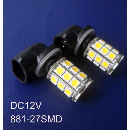 High quality 12V 881 Car led fog lamps,Auto 881 led bulbs,lamps,lights free shipping 50pcs/lot