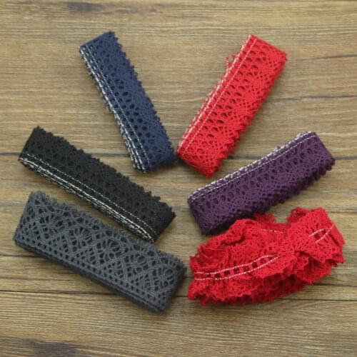 1 yards of high quality cotton lace sewing household clothing accessories DIY material wedding decoration