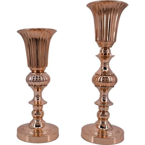 10pcs Wedding Flower Vases Table Centerpiece Wedding Decoration Metal Vases Table Centerpiece Party Favors