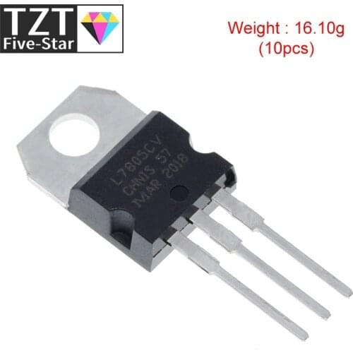 100pcs LM7805 L7805 7805 Voltage Regulator IC 5V 1.5A TO-220