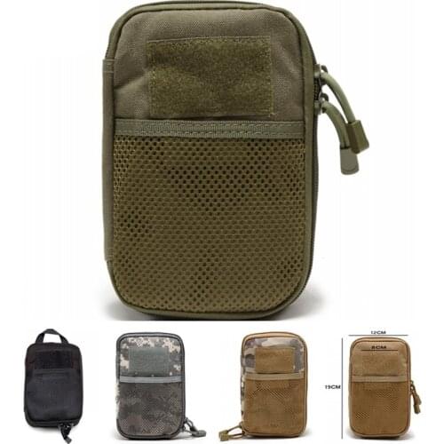 CQC 1000D Outdoor Military Tactical Utility EDC Tool Waist Medical Molle Pouch Organizer Phone Holder Hunting Bag