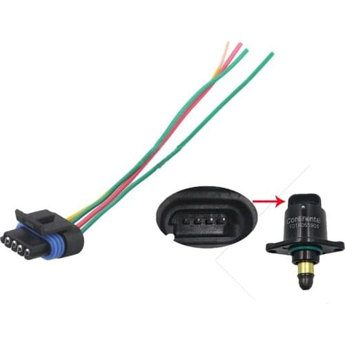 Adaptable idle speed motor plug universal idle speed motor socket waterproof wiring harness car 4-hole plug