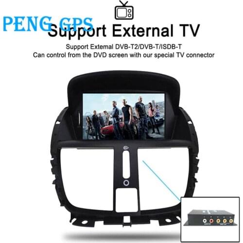 Car CD player GPS Navigation For 2008-2014 Peugeot 207 Car Audio Stereo Multimedia Tape Recorder Autostereo Headunit Radio