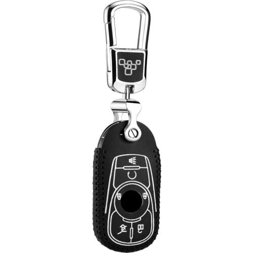 Luckeasy key case for buick LaCross 2017 car key holder leather cover key2p