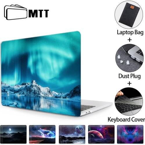 MTT Laptop Case For Macbook Air Pro Retina 11 12 13 15 16 inch With Touch Bar funda Hard Cover A1989 A2289 A2141 Laptop Sleeve