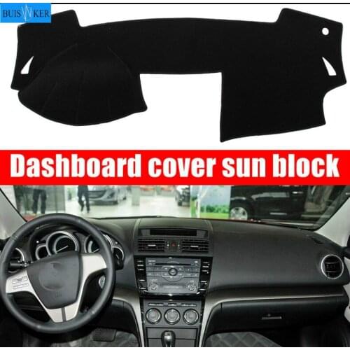 Car Dashboard Cover Dash Mat Dash Pad Carpet For Mazda 6 GH 2008-2013 Sun protection anti - slip anti - uv