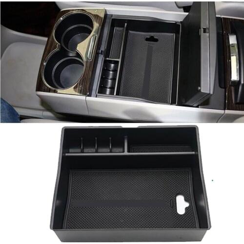 For Toyota Sienna 2011 2012 2013 2014 2015 2016 2017 Non-Slip Mat In Central Armrest Container Holder Stowing Box Accessories