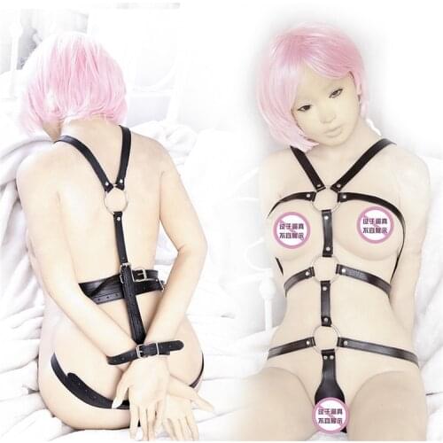 Exquisite Erotic Adult Leather Binding Toy Bundle Flirting SM Game Sex Toy Couple Stimulating Adult Sex Toys