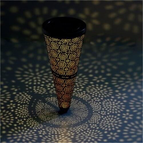 JeeYee Brand Solar Garden Light Led Hollow Pattern Decorative Light Christmas Atmosphere Lawn Lamp Outdoor Waterproof Solar Lamp