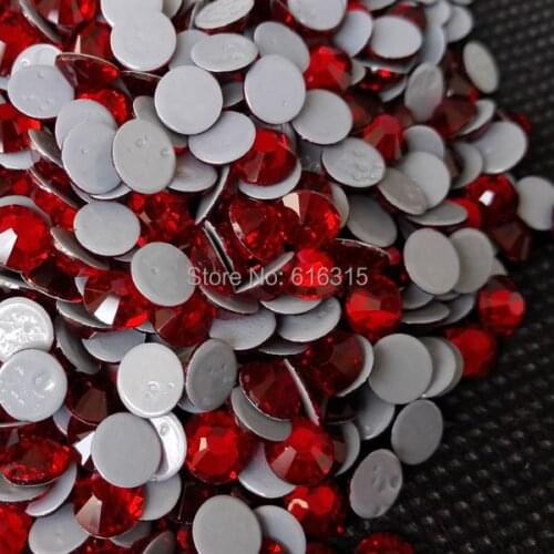 6mm lt siam color of hot fix austrian 16 cutting facets stones 288 pcs per pack wholesale 6A quality grade extremely shiny 288