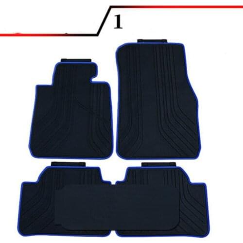 Custom No Odor Front and Rear Carpets Waterproof Rubber Car Floor Mats for BMW 1 Series 116i 118i 120i 125i