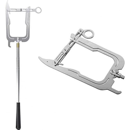 Boat Hook Multifunctional Easy to Use Metal Dock Locking Ring for Grabbing Gear Bags
