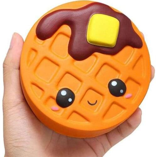 Cute Chocolate Biscuits Cake Squishy Food Toys For Children Soft Slow Rising Cream Scented Squeeze Toy Relieve Stress Funny Gift