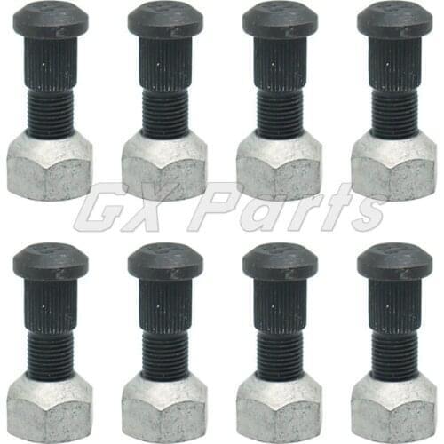 Lug Nut & Stud Kit for Bobcat Skid Steer 843 853 863 864 873 883 963 Replace 6559502 6709170