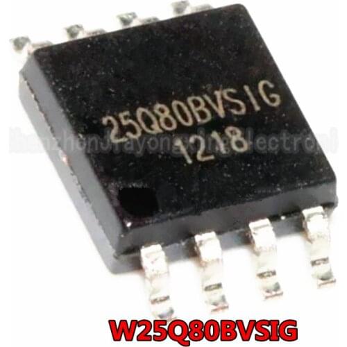 5-10-20PCS W25Q80BVSIG SOP-8 25Q80BVSIG 25Q80BVSSIG 25Q80 SOP8 SMD New and Original IC Chipset