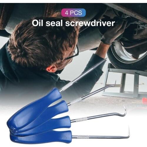 Oil Seal Screwdriver 4 Piece Set Group Pull Hook Pick Tire Stone Cleaning Toner Cartridge Plus Powder Tool Car Repair