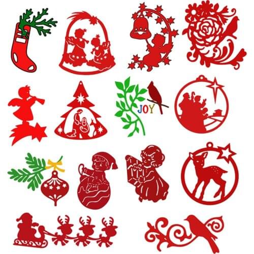 Christmas Series 2020 New Metal Cutting Dies for Card Making Dies Scrapbooking DIY Paper Craft Dies Embossing Die Cut