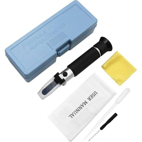 Hand-held Alcohol Meter Portable Refractometer Alcoholometer Meter Alcohol Concentration Measurement Tool Wine Tester