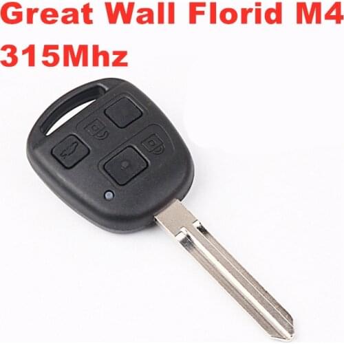 For Great Wall Florid M4 folding remote car key 315Mhz