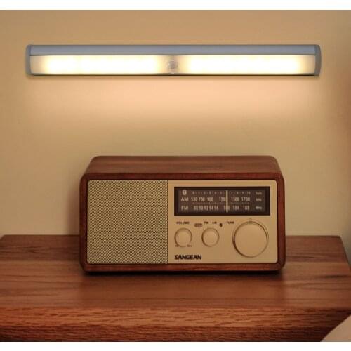 LED Wardrobe PIR Motion Sensor Light Smart Lamp Kitchen Bedroom Night Light 30pcsLED White Warm White Double Light switchable