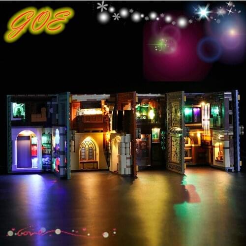 LED Light Kit For Magic Movie Series 76382 76383 76384 76385 Hogwarts Moment Bricks Lighting Toys (Only LED Light Included)