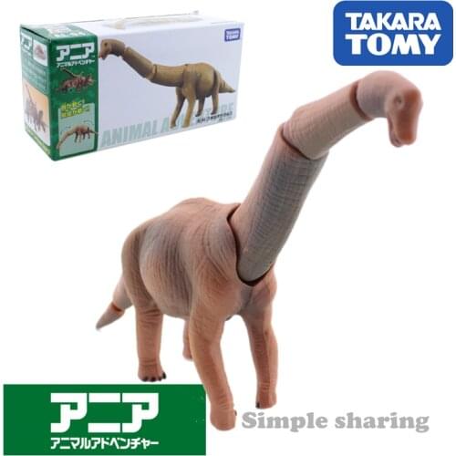 Takara Tomy Tomica Ania Animal Adventure Al 04 Brachiosaurus Model Kit Diecast Resin Baby Toys Funny Educational Bauble