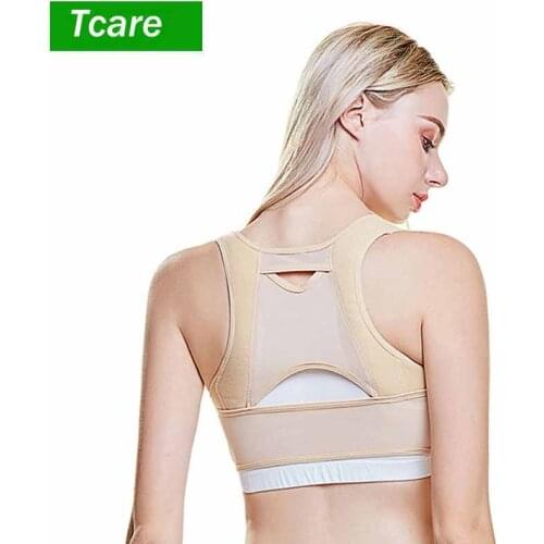 Tcare Chest Supports Brace Up Women Posture Corrector Shape Corrector Prevent Chest Hunchback Sagging Posture Corset Bra Vest