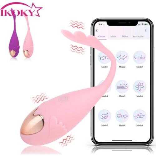 Vaginal Tighten Exercise APP Control Wearable Dildo Vibrator Sex Toys for Women 10 Frequency Clitoris G Spot Stimulation