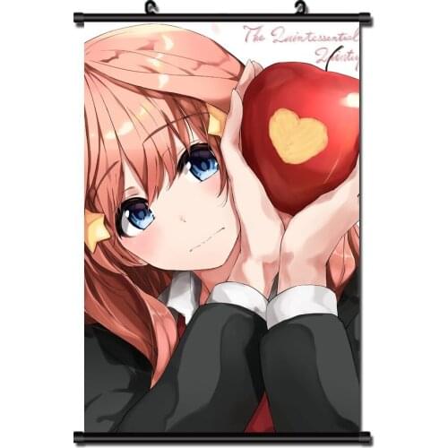 Japanese Anime The Quintessential Quintuplets Wall Scroll Poster 40x60cm cuadros decoracion salon Scroll Painting