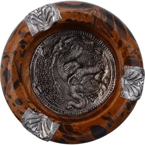 1pc 3 inch Wood Ashtray Tobacco Tray Cigarette Cigar Smoke Holder Wood Ashtray Home Smoking Tool 78*78*36mm