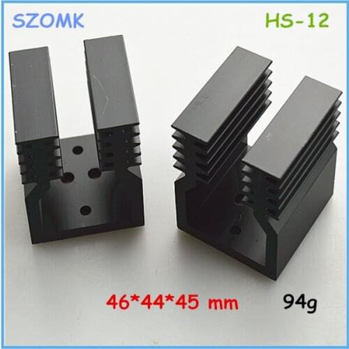 10 pcs, high quality heat sink 46*44*45mm aluminum extruded heat sink computer aluminum radiator