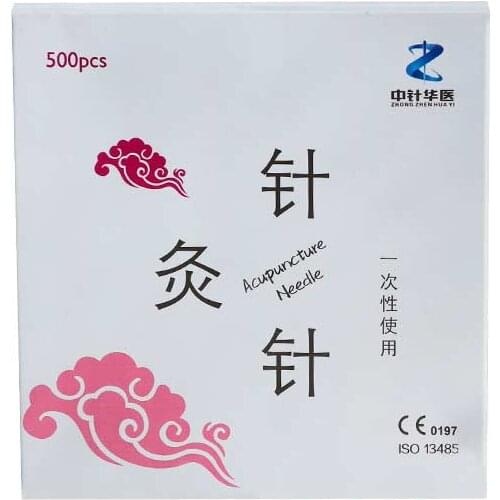 1000pcs Sterile acupuncture needles single-use accupuncture needle 10 needles with one tube beauty massage