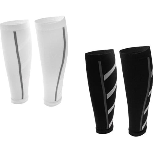 2 Pairs Unisex Running Compression Calf Sleeves Shin Splints Leg Socks