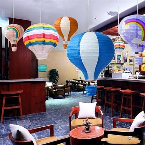 40cm 16" hot air balloon lanterns marriage wedding birthday party decoration bar stage mall nursery corridor lantern Charm