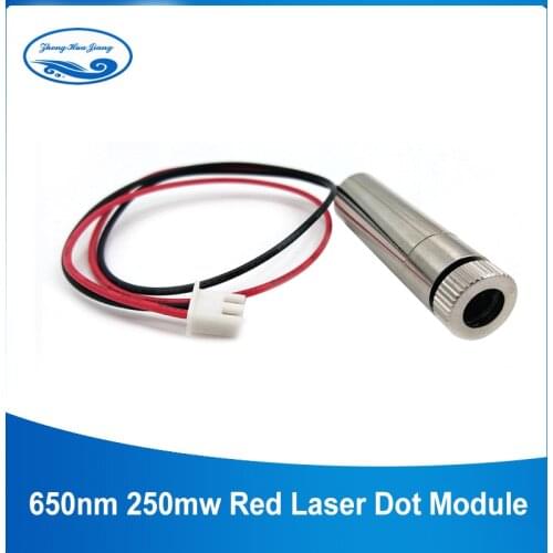 650nm 250mw Red Laser Dot Module High Power Laser DIY Laser Module Focusing DIY Engraving Machine Laser Head