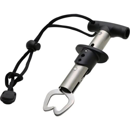 Angryfish Portable Metal Aluminium Fish Grip Fish Holder Catch And Release Durable Lock Accessories Fish Grip