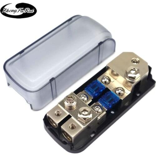 Car audio modified fuse, fuse, fuse splitter, high-quality one-out two-fuse holder