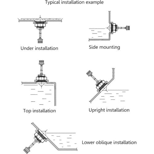 Liquid Level Sensor Replaceable Float Type Water Level Sensor for Dispenser Tank