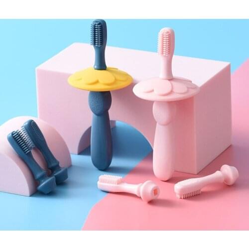 Kids Soft Silicone Training Toothbrush Baby Children Dental Oral Care Tooth Brush Tool Baby Kid Tooth Brush Baby Items