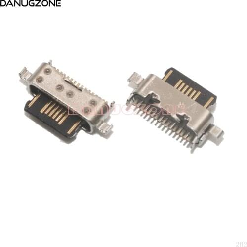 2PCS/Lot For Motorola MOTO One Power P30 Note XT1942-1 USB Charging Dock Charge Socket Port Jack Plug Connector
