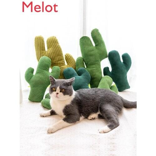 Cactus Cat Teaser Toy Toy Cat Cat Supplies Self-Hi Catnip Toy Cat Cat Toy Relieving Stuffy Bite-Resistant Molar