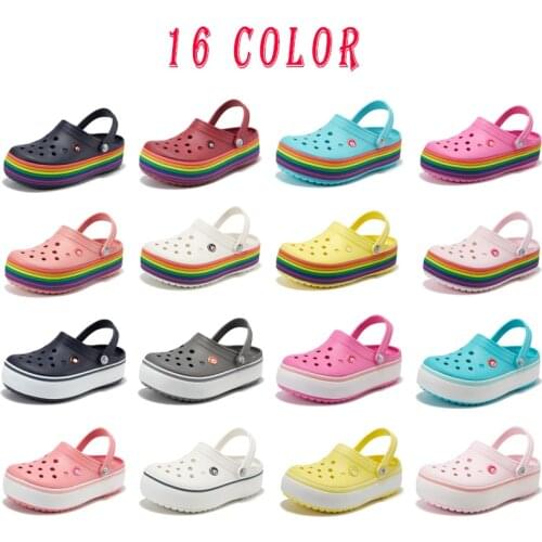 Hot Sale Brand Classic Clogs Women Sandals Casual Shoes EVA Lightweight Sandals Unisex Colorful Shoes for Summer Beach Zapatos