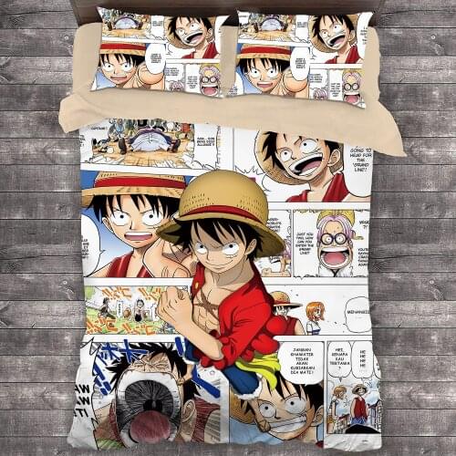 Popular Anime NEW 3D Bedding Set Duvet Covers Pillowcases Comforter Bedclothes Bed Linen bedding sets
