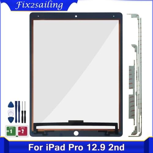 New Touch For iPad Pro 12.9" 2nd A1670 A1671 Screen Touch Panel Digitizer outer glass 100% Working Touch Screen Free shipping