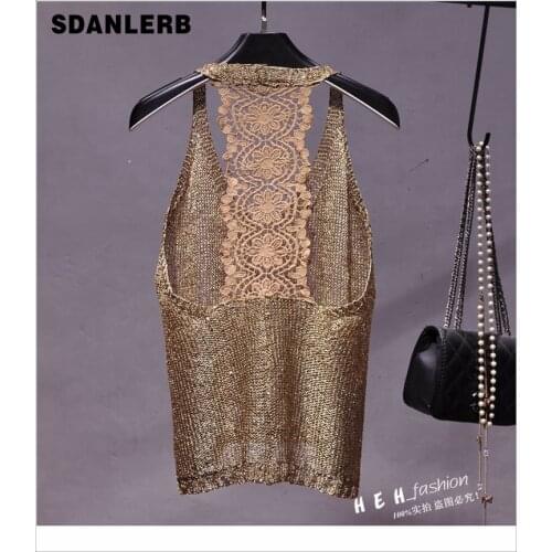 Женские трикотажные майки SDANLERB China At AliExpress
