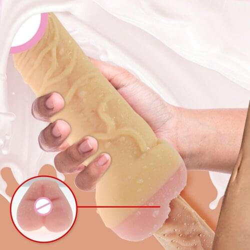 Masturbator For Men Adult Realistic Vagina Flesh Color Penis Pocket Pussy Sexy Vagina Artificial Men Masturbation Female Sex Toy