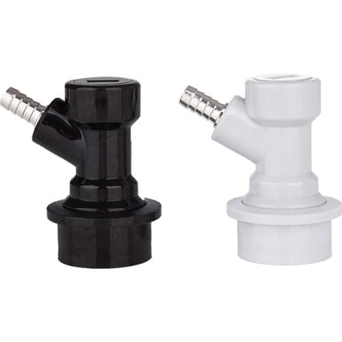 Gas/Liquid Threaded Ball Lock Corny Beer Keg Disconnects Stainless Steel+Plastic Connector Clamp Ball Lock Brew Bar Accessories