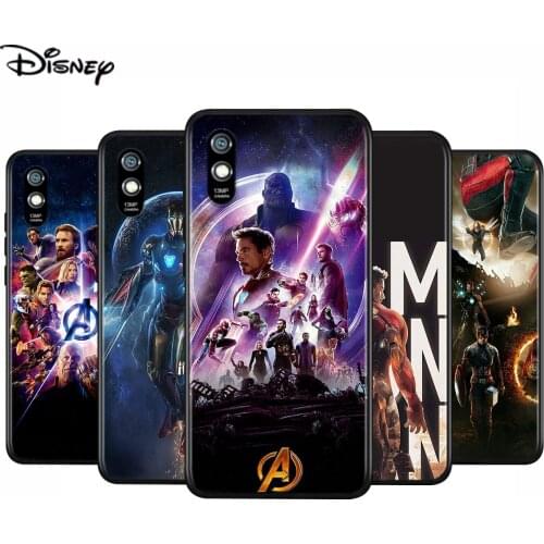 Silicone Cover Iron Man Marvel Avengers For Xiaomi Redmi 9 9T 9C 8 7 6 Pro 9AT 9A 8A 7A 6A S2 5 5A 4X GO Phone Case