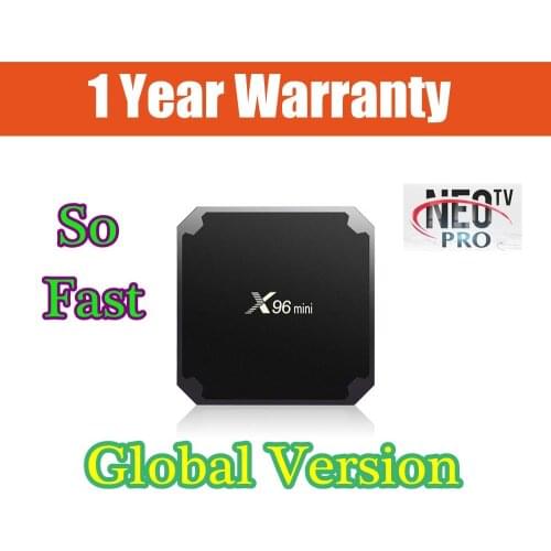 Smart TV Android X96 MINI 1 Year Warranty Media Player Play Store Fast Set Top IPTV BOX X96MINI Support M3U Can Install APK
