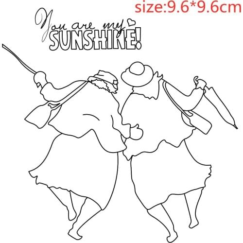 Old Woman Transparent Silicone Clear Rubber Stamp Sheet Cling Scrapbooking DIY Cute Pattern Photo Album Paper Card Decor Stamp